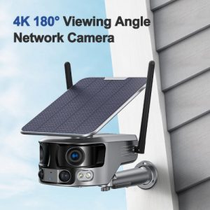Solar 180° Dual Lens 4G / WIFI 4K Panoramic Camera