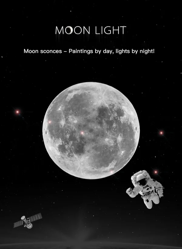 LED Moon Wall Lamp - Image 5