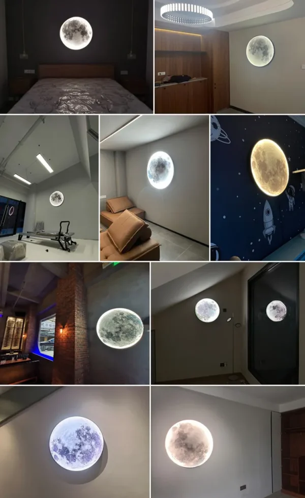 LED Moon Wall Lamp - Image 6