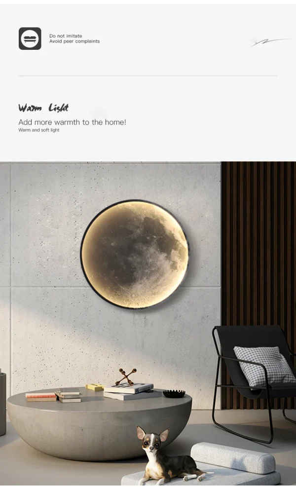 LED Moon Wall Lamp - Image 9
