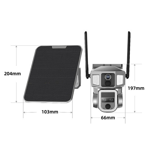 Triple Lens 2K 10X Zoom Wifi AND 4G Dual - Image 4